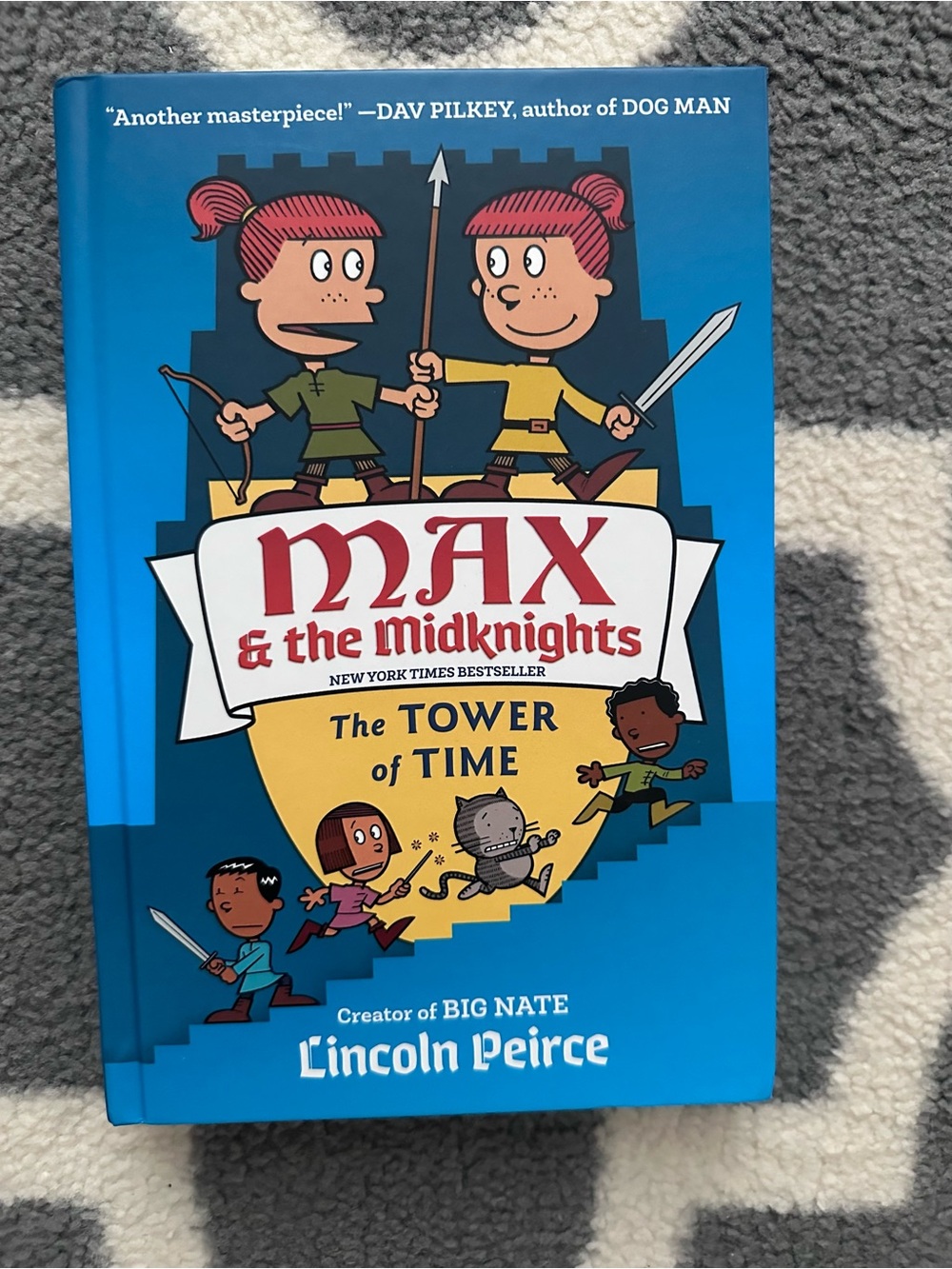 NEW Max & the Midknights: The Tower of Time - Blue Kids Book